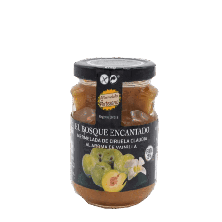 Mermelada de ciruela claudia al aroma de vainilla