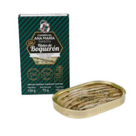 Boquerón en aceite de oliva con ajo y perejil