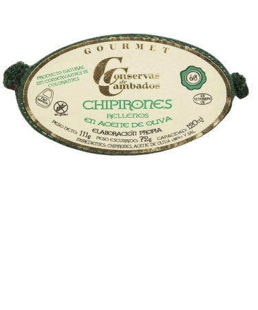 Chipirones rellenos en AOVE