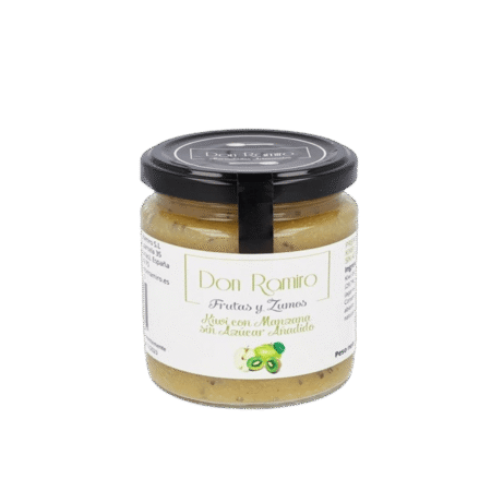 Compota de kiwi con manzana sin azúcar añadido