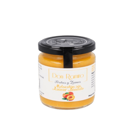 Compota de melocotón sin azúcar añadido