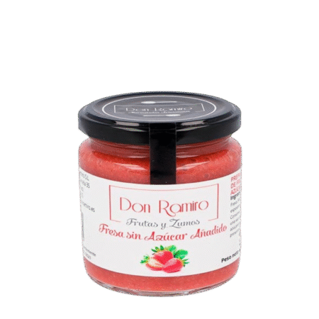 Compota de fresa sin azúcar añadido