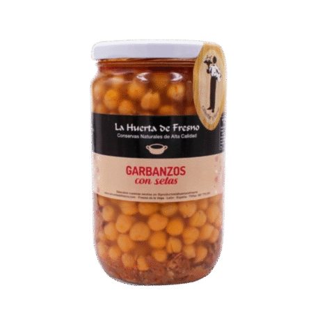 Garbanzos con setas