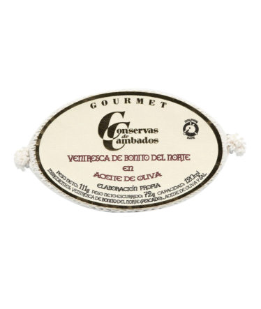 Ventresca de bonito fresco de Burela en aceite de oliva